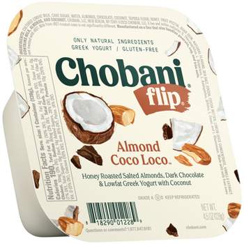 Chobani Flip Almond Coco Loco Low Fat Greek Yogurt - 4.5oz
