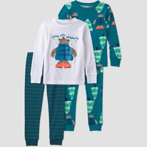 Carter's Just One You® Toddler Boys' 4pc Long Sleeve Cotton Snug Fit ...