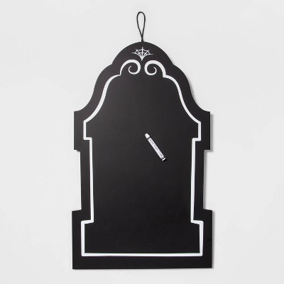 Write On Wood Chalkboard Halloween Decorative Prop - Hyde & EEK! Boutique™