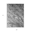 Gray Silver And Charcoal Abstract Washable Indoor Outdoor Area Rug - 3 of 4
