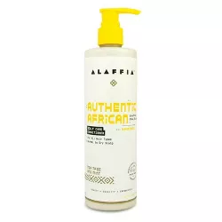 Alaffia Authentic African Black Soap Scalp Care Conditioner, Soothing Tea Tree & Mint - 12 fl oz