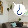 Unique Bargains Home Office Vinyl Coated Metal Ceiling Hooks 2" 10 Pcs - 3 of 4
