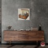 Notoriart Vintage Record Player Bar Cart Art For Men Framed - 2 of 4