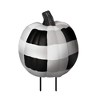 Briarwood Lane Fall Black and White Pumpkin Metal Yard Art 26x14.25 For Fall Metal Art - 3 of 3