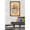 Trends International Brigid Ashwood - Sepia Bee and Rose Framed Wall Poster Prints - 2 of 4