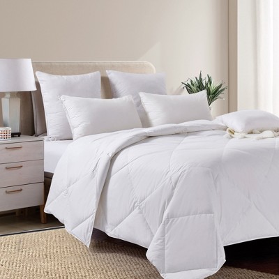 Peace Nest Lightweight Quilted 50% White Down Feather Comforter
