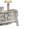 Acme Furniture 31" Dresden Desks Bone White Finish : Wood Composite, Open Storage Shelf, No Tools Assembly - 3 of 4
