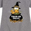 Girls' - Garfield - Trick Or Treat Graphic Short Sleeve Fleece Dress - 2 of 4