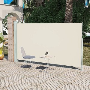 vidaXL Patio Terrace Side Awning 63 in.x118 in. Cream Color - 1 of 4