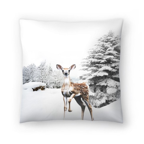 Tatonka Fringed Deer Suede Pillow