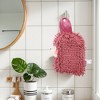 REGALWOVEN Alpaca Soft Absorbent Chenille Decorative Fuzzy Ball Hand Towel 7" x 11" 1 Pc - 2 of 4