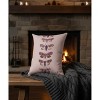 13x18 inch Decorative Pillow – Butterfly Toile Print Design by Manual Woodworkers and Weavers - 2 of 3