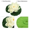 Unique Bargains Artificial Lotus Flower for Garden Ponds Pool Decor 1pcs - 3 of 4
