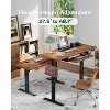 Electric Standing Desk, 48x24 Inch Adjustable Height with 27.5 to 46.7 In Height Range, 4 Memory Presets, Suitable for use in offices and studies - 4 of 4