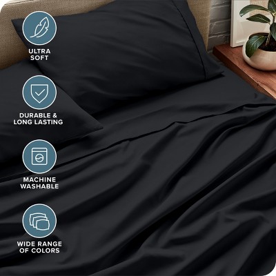 Black Queen Ultra-Soft Microfiber Deep Pocket Sheet Set
