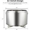 Acekool Smokeless Fire Pit - 3 of 4