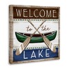 Stupell Industries Rustic Lake Welcome Canoe Sign, 17" x 17" - 3 of 4