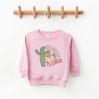 The Juniper Shop Howdy Chick Toddler Graphic Sweatshirt