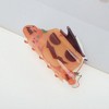 Unique Bargains Halloween Pumpkin Design Claw Clip Orange Black 1 Pc - 3 of 4