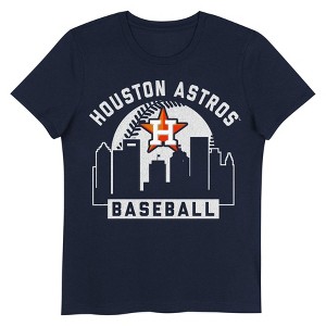 MLB Houston Astros Girls' Crew Neck T-Shirt - 1 of 1