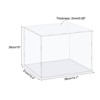 Unique Bargains Acrylic Self-Assembly Dustproof Collectibles Display Cases - 2 of 3