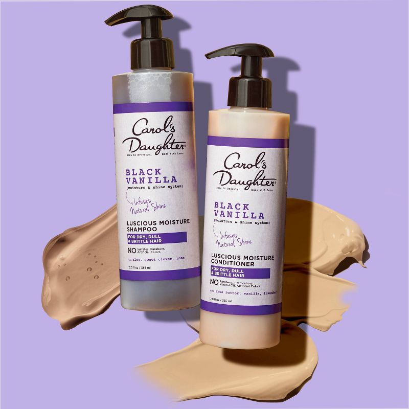 Carol's Daughter Black Vanilla Moisture & Shine Hydrating Hair Conditioner with Shea Butter for Dry Hair, 6 of 7