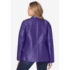 Jessica London Leather Blazer - 3 of 4