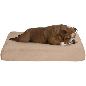 PETMAKERMemory Foam¨C 2-Layer Orthopedic Dog Bed with Machine Washable Cover - 26 x 19 for Medium Dogs up to 40lbs by (Tan) - 1 of 1