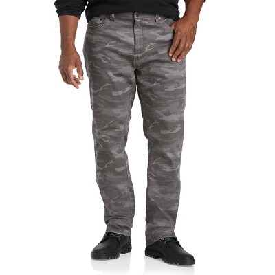 True Nation Tapered-Fit Camo Twill Pants - Men's Big and Tall