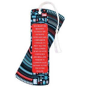 Dicksons BKMV-400 Nurse Serenity Prayer Red and Blue 6 x 1.5 Inch Paper and Tassel Place Keeper Bookmark Pack of 12 - 1 of 2