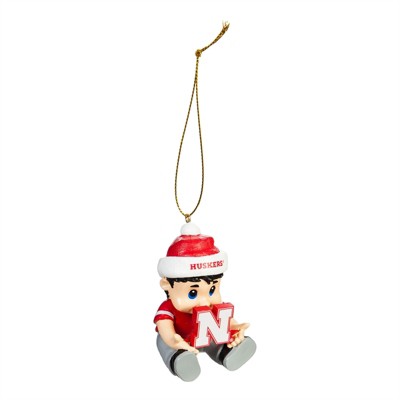 Evergreen University of Nebraska New Lil Fan Ornament