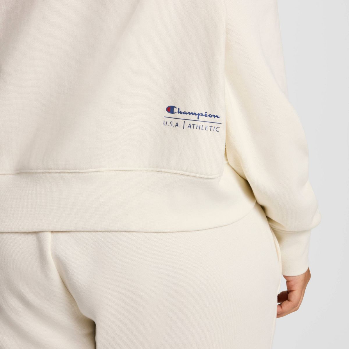 Champion Women's Cropped Hooded Fleece Zip-Up Hoodie - thumbnail 10