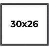 PosterPalooza | Linear Black Picture Frame - UV Acrylic, Backing Board, Hanging Hardware Included - 2 of 4
