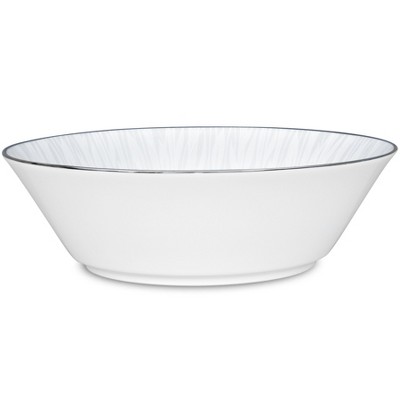 Noritake Glacier Platinum Round Vegetable Serving Bowl