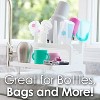PopYum Seattle Gray Space Saving Drying Rack from 100% Recycled Bottles, countertop for Baby Bottle, Plastic Bags, Cups, Glass, tumblers, Compact - 3 of 4
