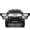 24V Kids’ Ride-On Truck Car with Parental Remote Control, Twin 35W Motors, Max Speed 3.5MPH, USB Music Player, 6-Wheel Suspension, LED Lights - 3 of 4