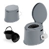 Chery Life 5L Portable Travel Toilet with Paper Holder for Outdoor - 4 of 4