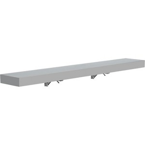 304 Stainless Steel Folding Shelf - Wall-mount serving shelf for food trucks, grill areas, BBQ tables & restaurants. - 1 of 4