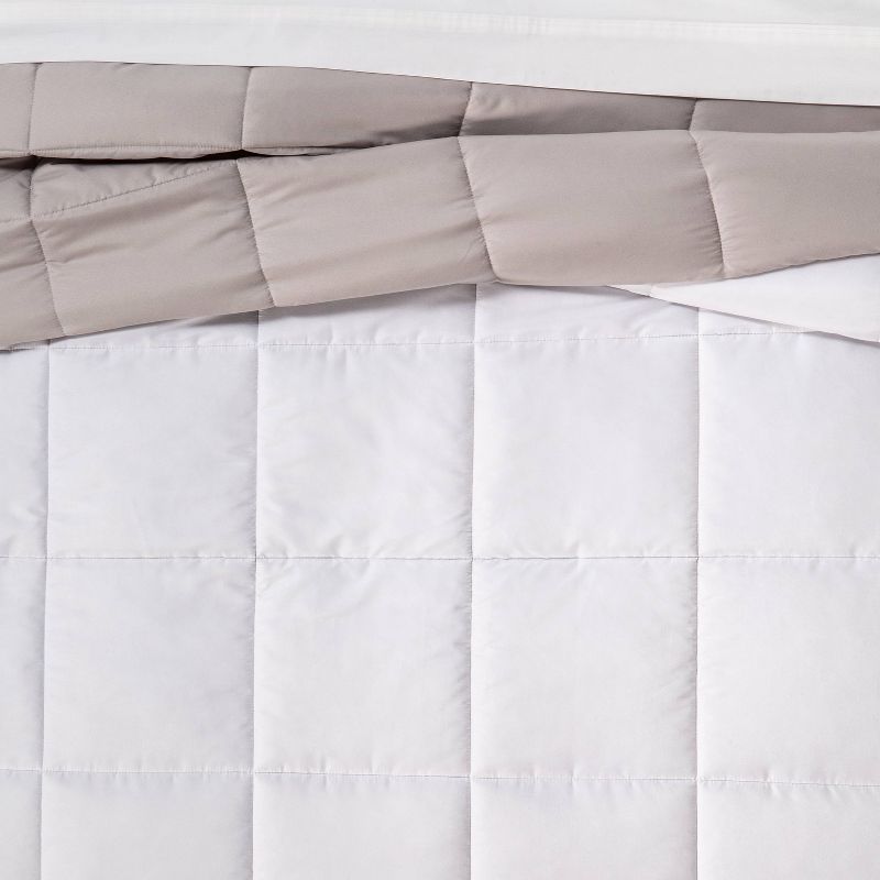 Reversible Microfiber Solid Comforter - Room Essentials™, 5 of 14
