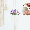 Unique Bargains Macrame Plant Hanger Woven Cotton Indoor Outdoor Decorative - 3 of 4