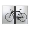 Kate & Laurel All Things Decor: 23"x33" Sylvie Bike Art, Floating Frame, Urban Decor - 2 of 4