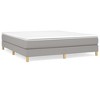 Bed Frame Light Grey 100% Polyester, Plywood, Engineered Wood - 2 of 4