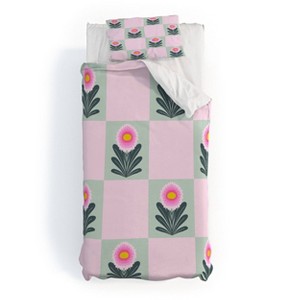 Deny Designs 3pc Twin/Twin XL Angela Minca Chrysanthemum Duvet and Sham Set - 1 of 4