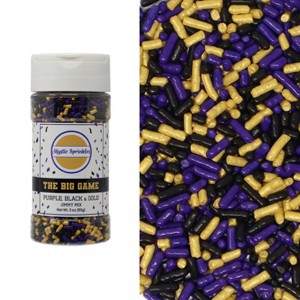 Mystic Sprinkles The Big Game - Purple, Black & Gold Jimmy Mix 3oz - 1 of 4