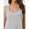 INSPIRE CHIC Women's Tank Racerback Sleeveless Nightgown - 4 of 4