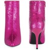 BLISSFUL STEP Women's Stiletto Heel Pointed Toe Party Sequin Dressy Ankle Boots - 2 of 4