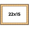 PosterPalooza | Traditional Gold Picture Frame - UV Acrylic, Backing Board, Hanging Hardware Included - 2 of 4