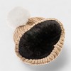Canada Weather Gear Women's Pom Beanie with Thermal Plush Lining - 3 of 3