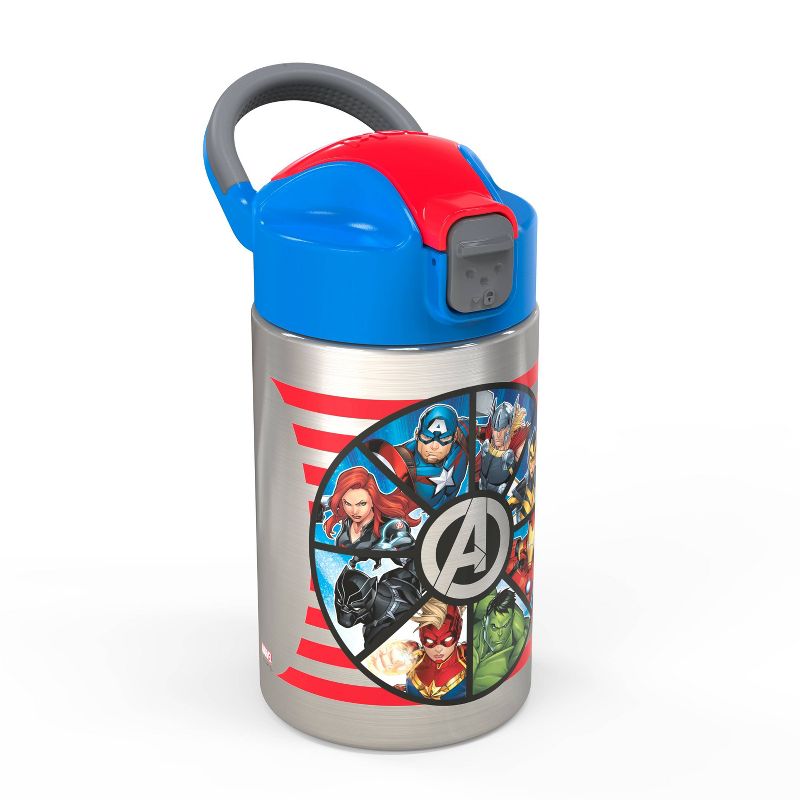 Marvel Avengers 14oz Stainless Steel Double Wall Valiant Bottle - Zak Designs, 2 of 8