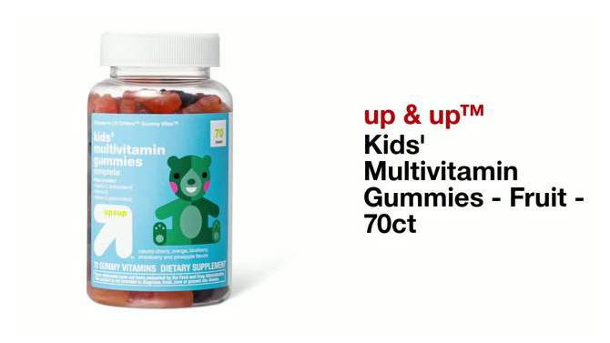 Kids' Multivitamin Gummies - Fruit - up & up™, 5 of 6, play video